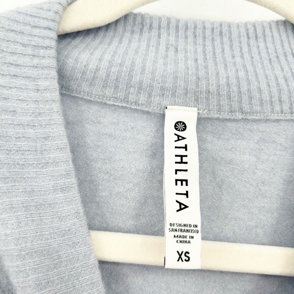 Athleta Womens Fall Hawthorn Extra‎ Fine Merino Wool Blend Crewneck Sweater XS - Picture 4 of 6